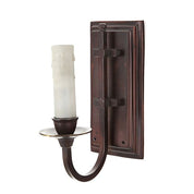 East Borne 1 Light Sconce Base Bronze