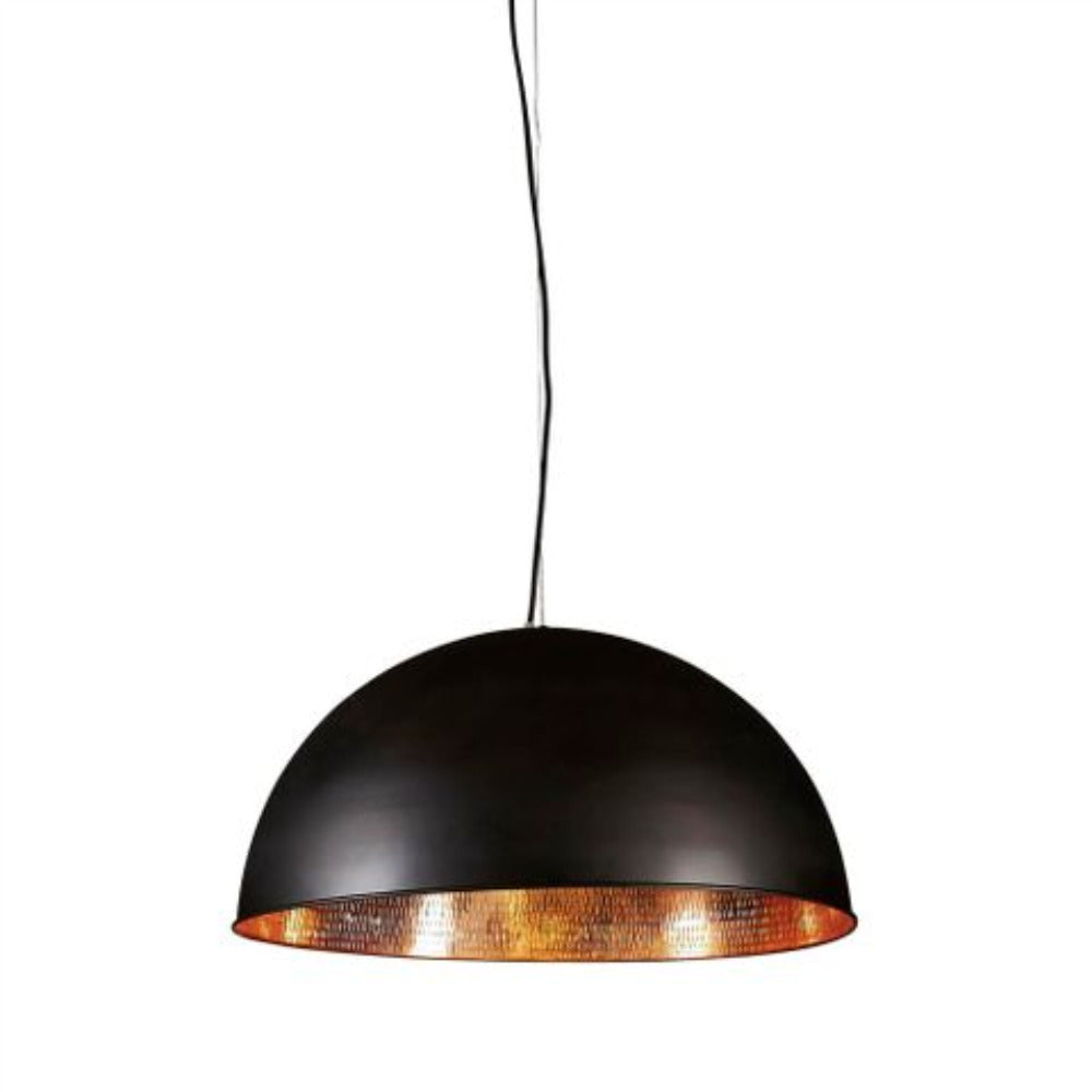 Alfresco Dome 1 Light Pendant Black Copper