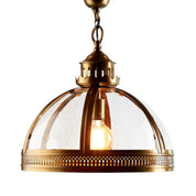 Winston 1 Light Pendant Antique Brass Medium