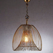 Baker Small 1 Light Pendant Gold