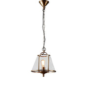 Cotton Tree 1 Light Pendant Antique Brass