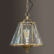 Cotton Tree 1 Light Pendant Antique Brass