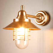 Clark Outdoor Wall Lamp Antique Brass