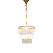 Eve Chandelier Antique Brass Glass