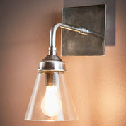 Basel 1 Light Wall Lamp Silver