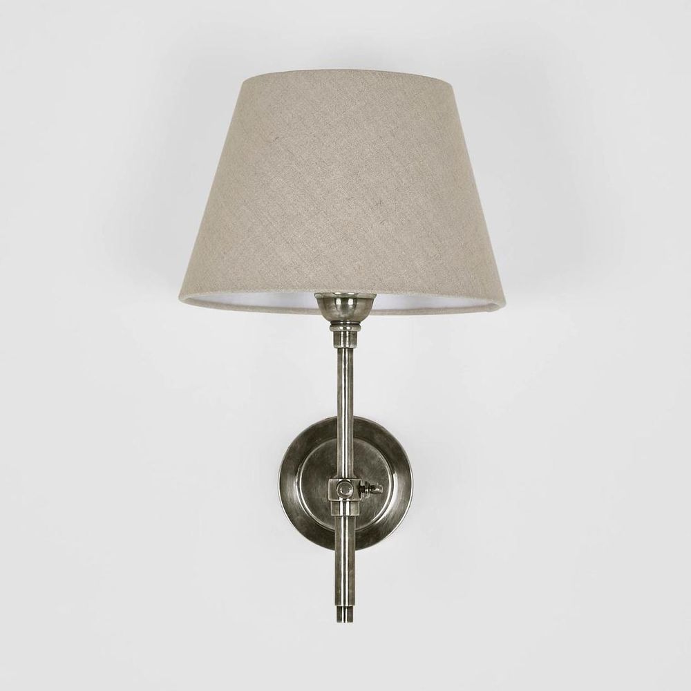Dino Wall Sconce Wall Sconce Antique Silver Brass