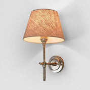 Dino Wall Sconce Wall Sconce Antique Silver Brass
