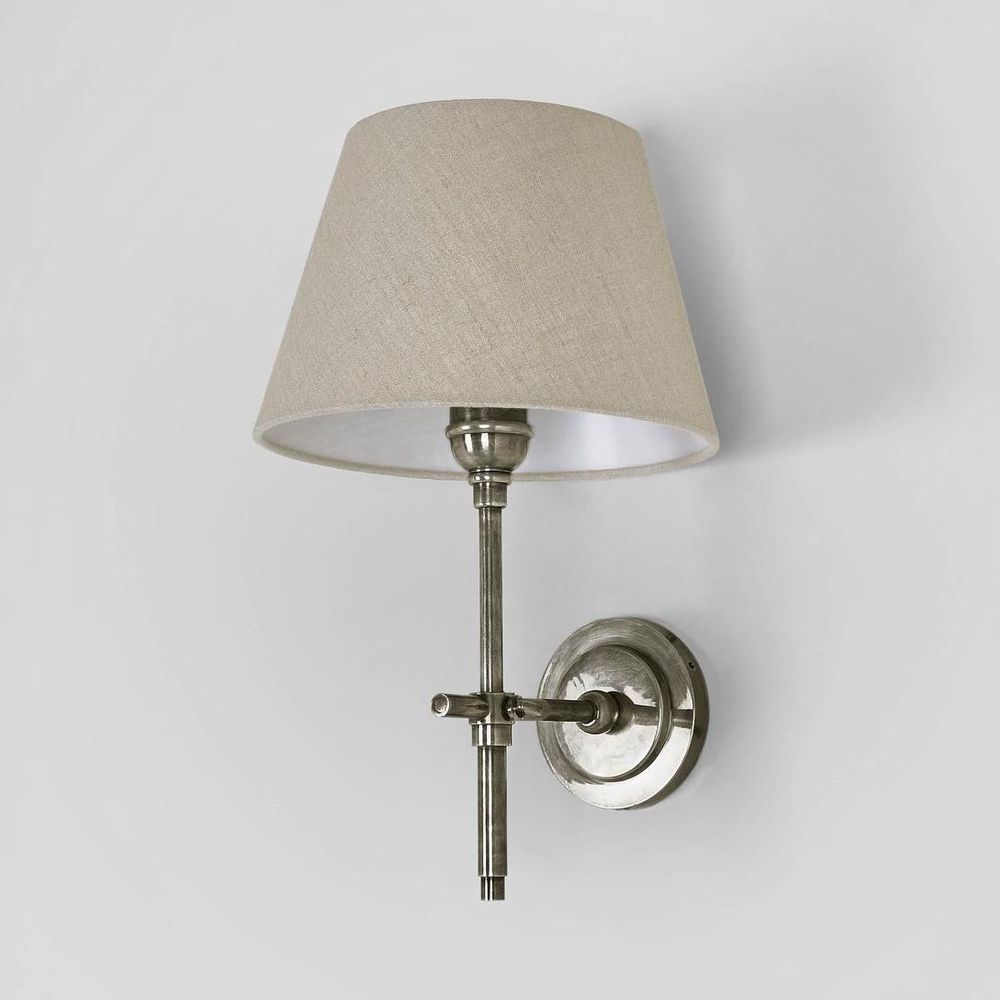 Dino Wall Sconce Wall Sconce Antique Silver Brass