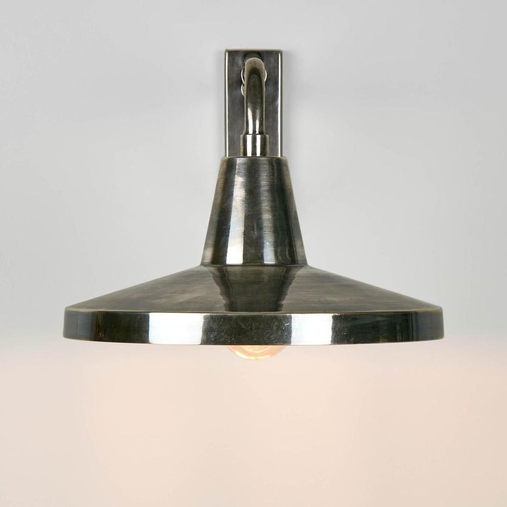 Trinity Wall Sconce Antique Silver Brass