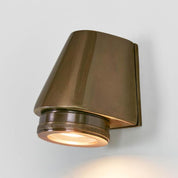 Seaman Outdoor Wall Lamp Antique Brass