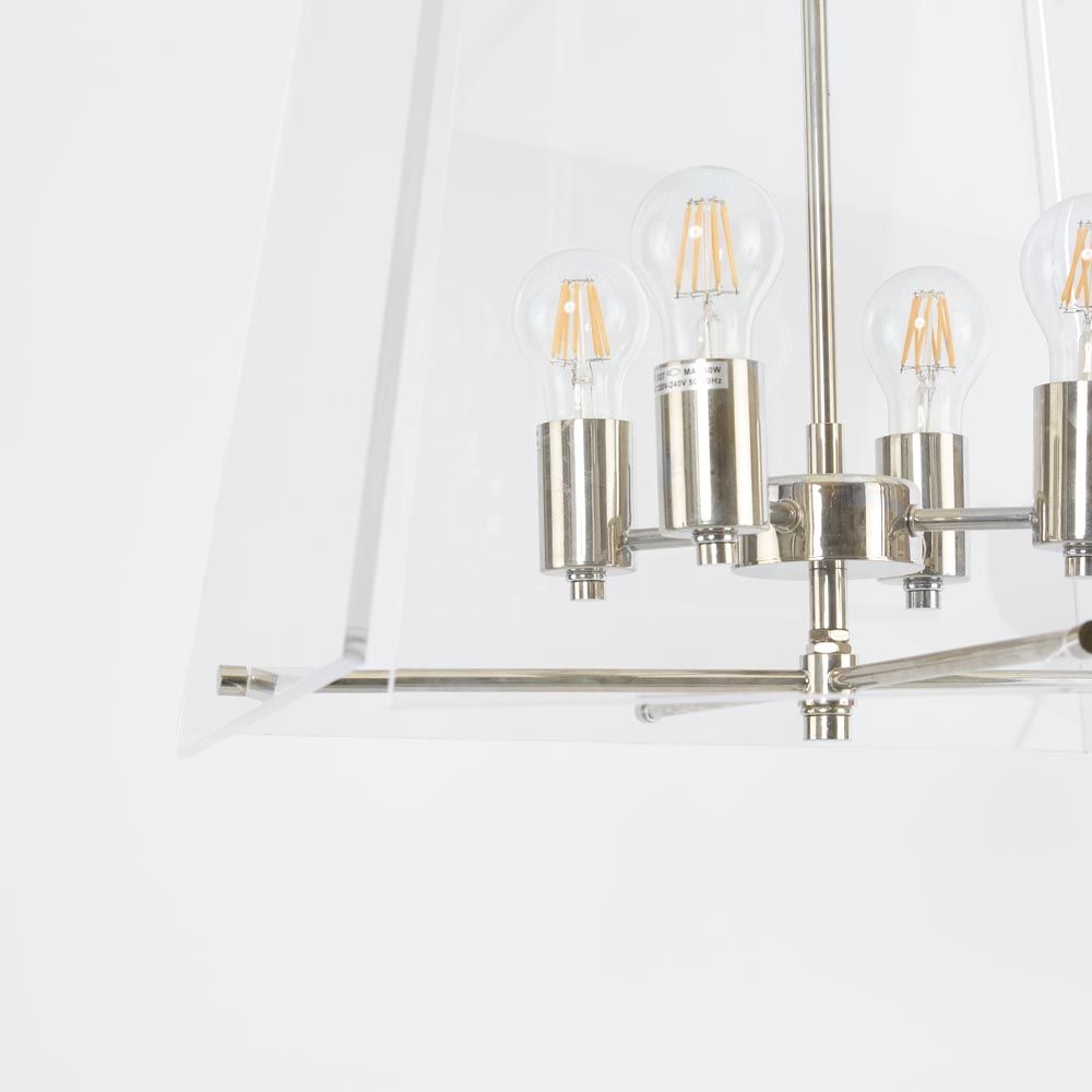 Vera 4 Light Pendant Nickel