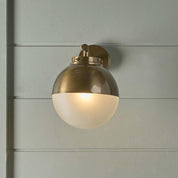 Carrington Outdoor Wall Light Antique Brass