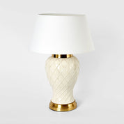 Berkley Table Lamp with Shade Cream
