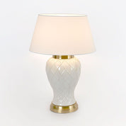 Berkley Table Lamp with Shade Cream