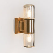 Plover Up & Down Wall Light Antique Brass