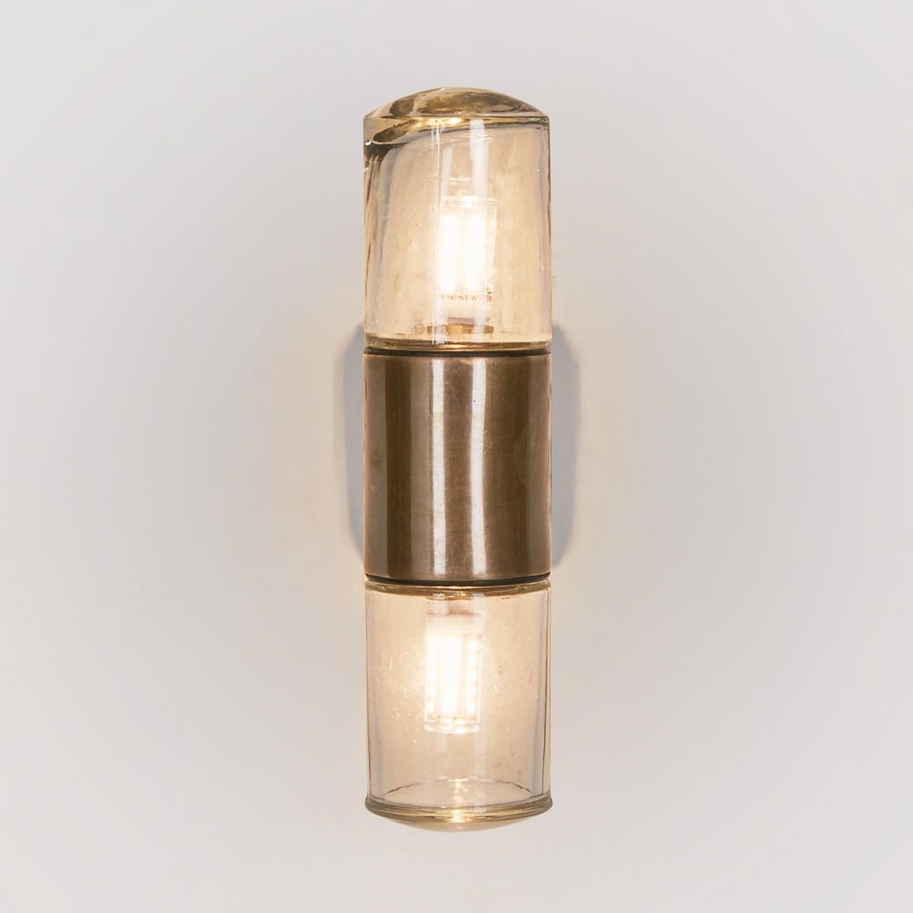 Plover Up & Down Wall Light Antique Brass