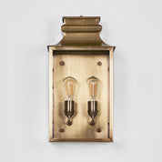 Westpoint Outdoor Wall Lantern Antique Brass