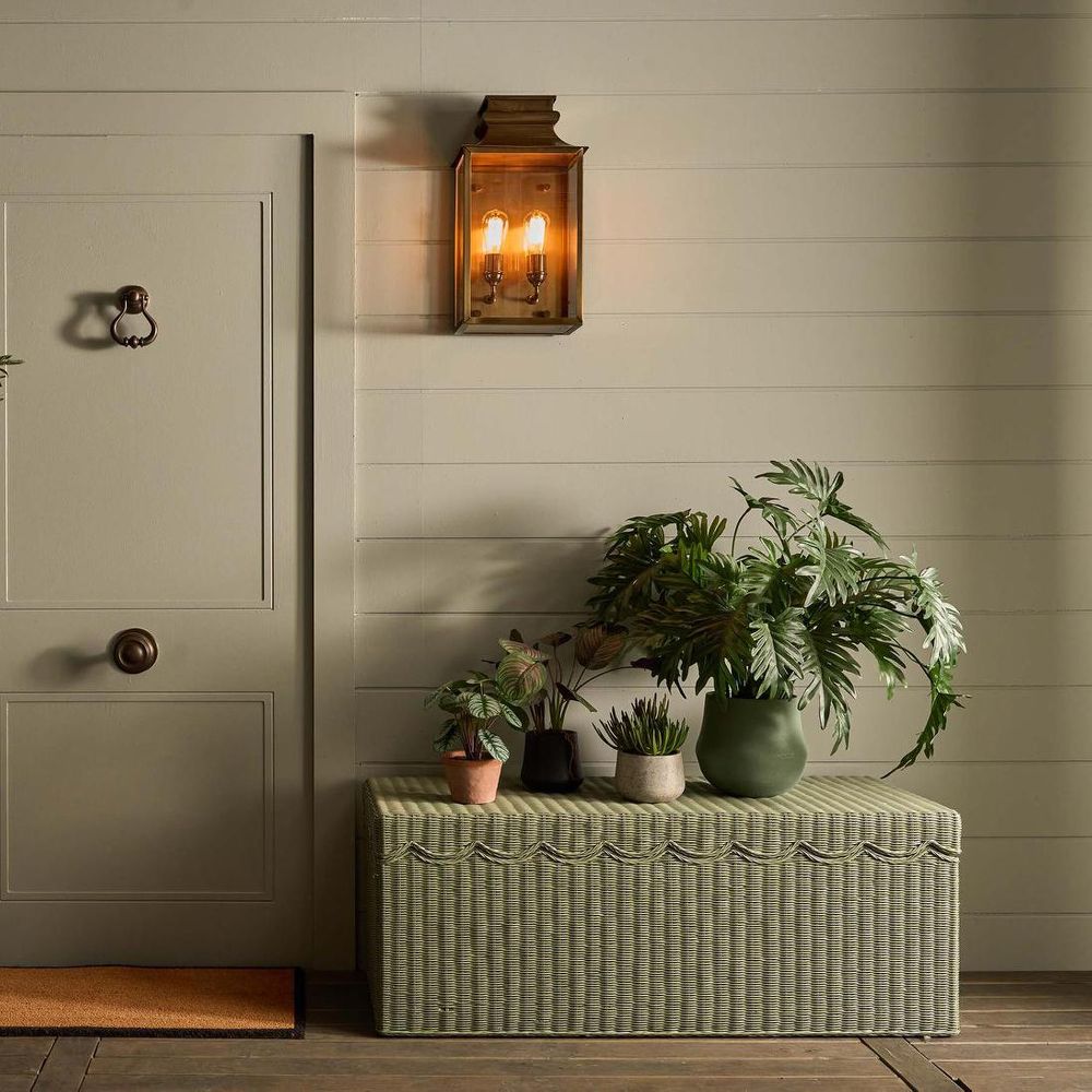 Westpoint Outdoor Wall Lantern Antique Brass