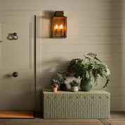Westpoint Outdoor Wall Lantern Antique Brass