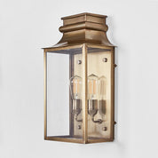 Westpoint Outdoor Wall Lantern Antique Brass