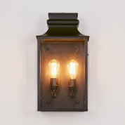Westpoint Outdoor Wall Lantern Black