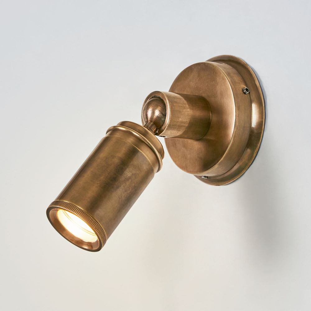 Clifton Wall Light Antique Brass