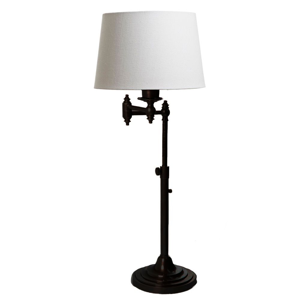 Macleay Swing Arm Table Lamp Base Only Black