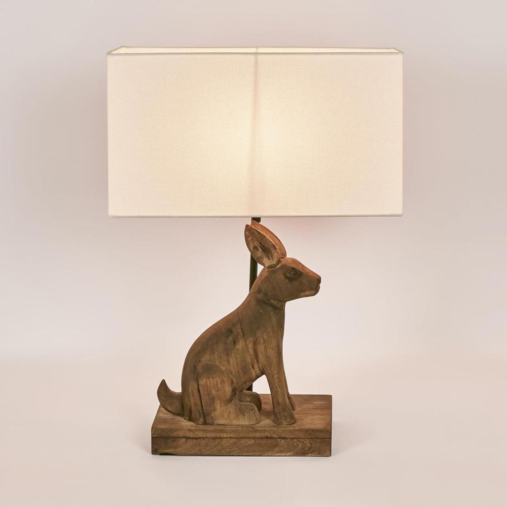 Simon Table Lamp Dark Natural Base Only