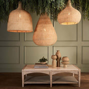 Coco Rattan Pendant Natural