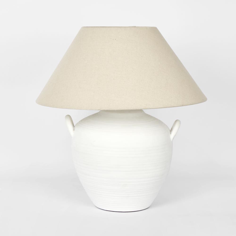 Camille Table Lamp White