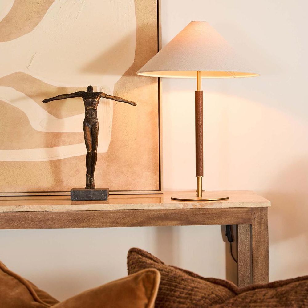 Huntley Table Lamp Antique Brass