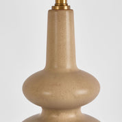 Linden Table Lamp Sandstone Base With Linen Shade