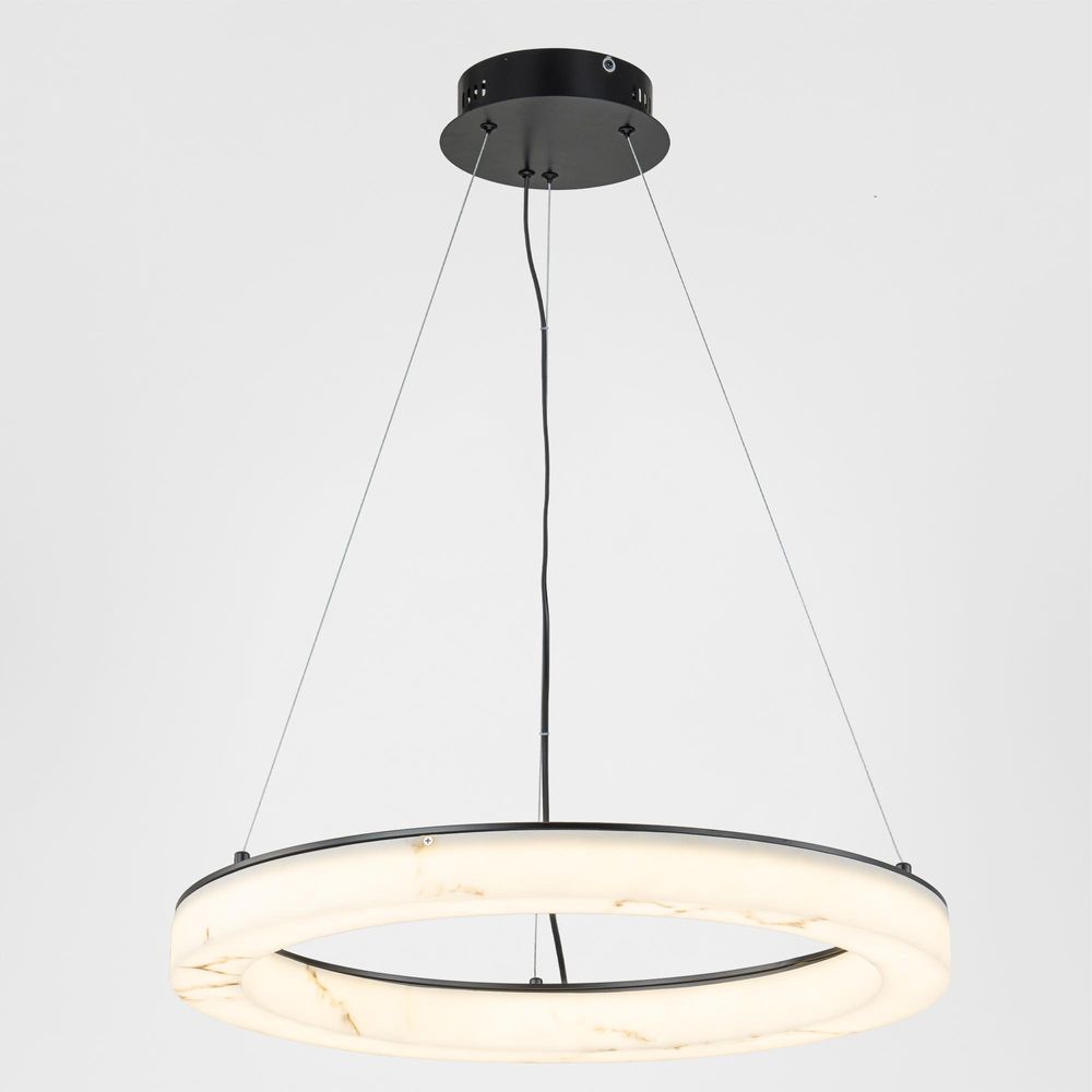 Halo Medium Pendant Light Black