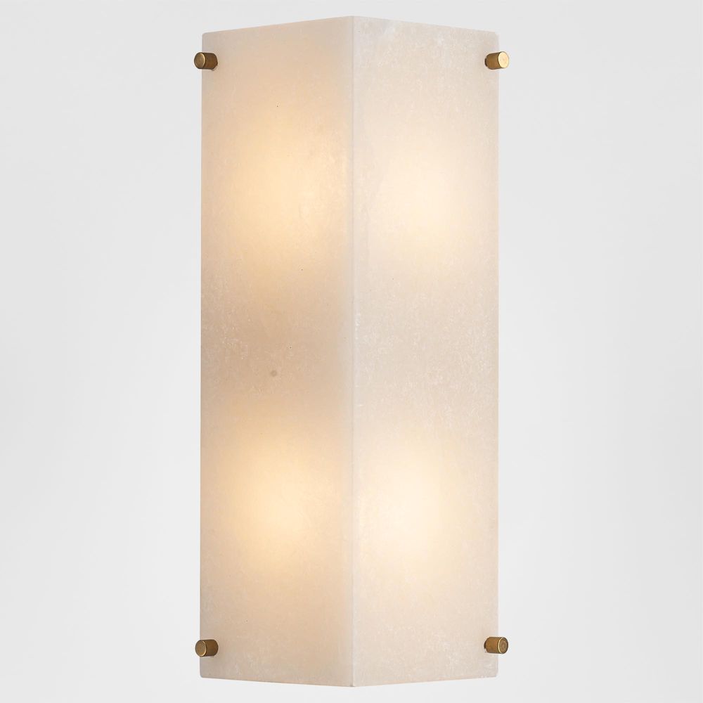 Tubular Wall Light Antique Brass