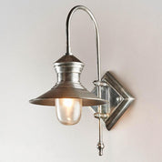 St James Outdoor Wall Lamp Antique Silver