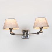 Worcester 2 Light Sconce Base Antique Silver