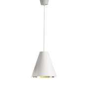 Conrad 1 Light Pendant White Silver
