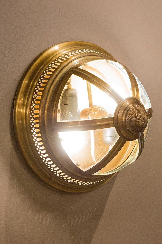 Walter 2 Light Wall Light Antique Brass