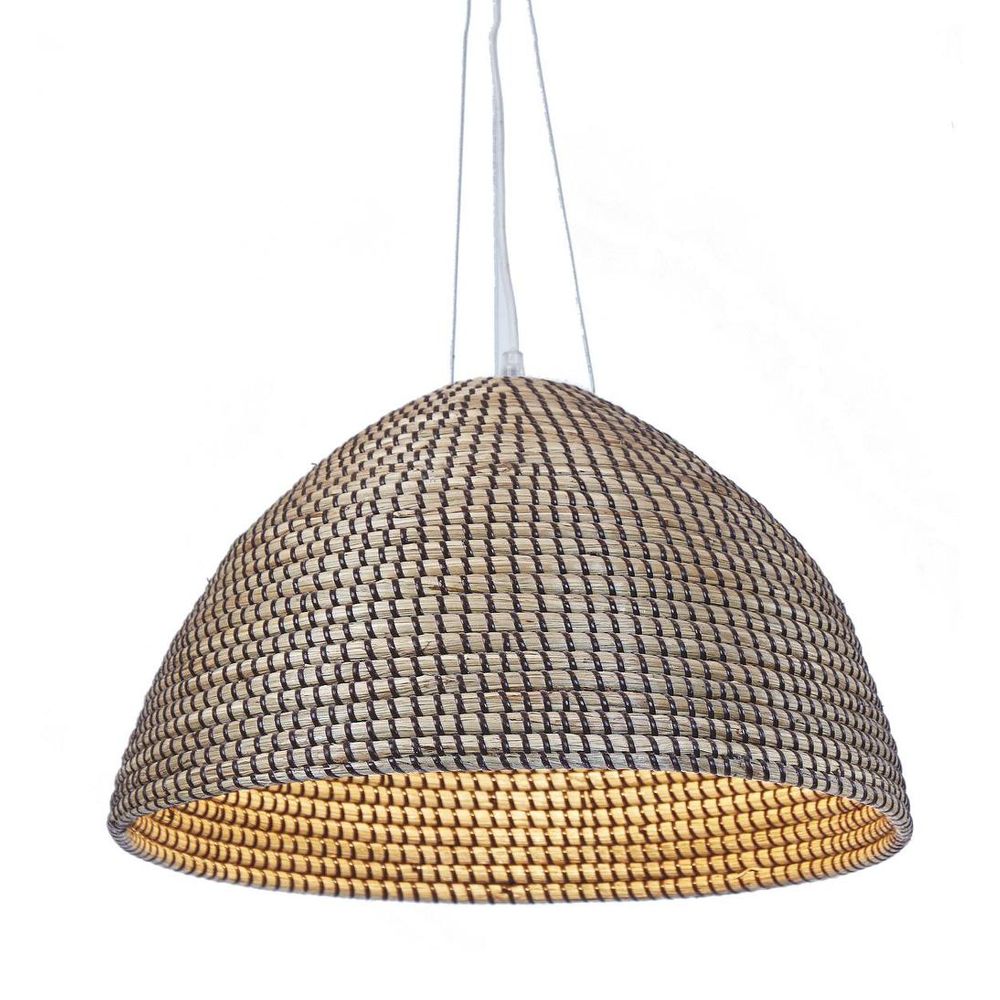 San Marco basket Pendant Light Brown Rattan