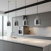 Lumi-R 1 Light Pendant Silver
