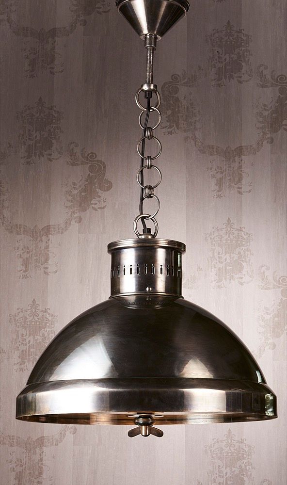 Madison 1 Light Pendant Silver