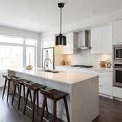 Portofino Pendant Light W155mm Black Brass
