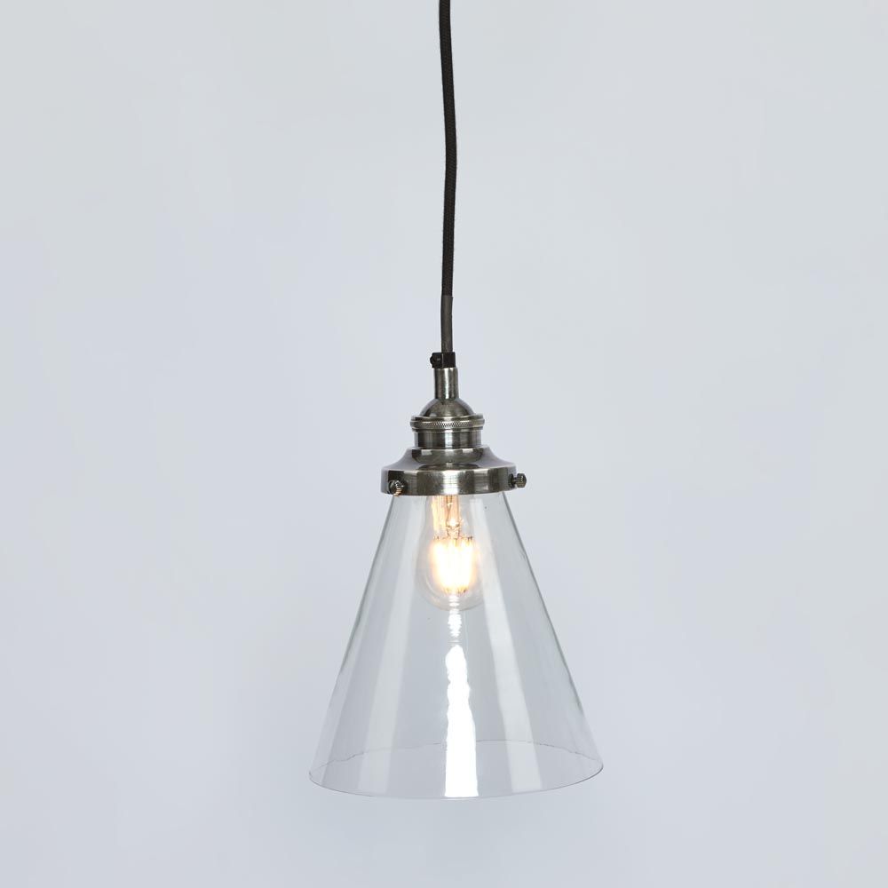 Gadsden Extra Small Pendant Light Antique Silver