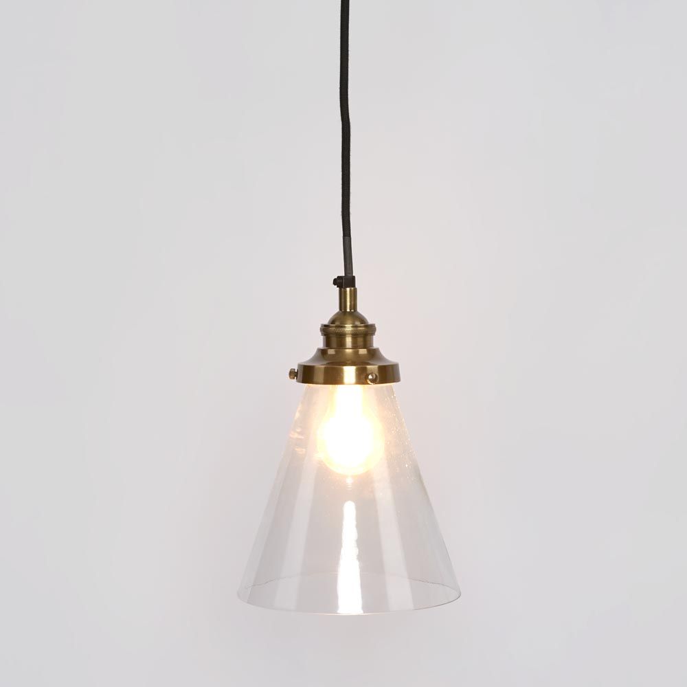 Gadsden Extra Small Pendant Light Antique Brass