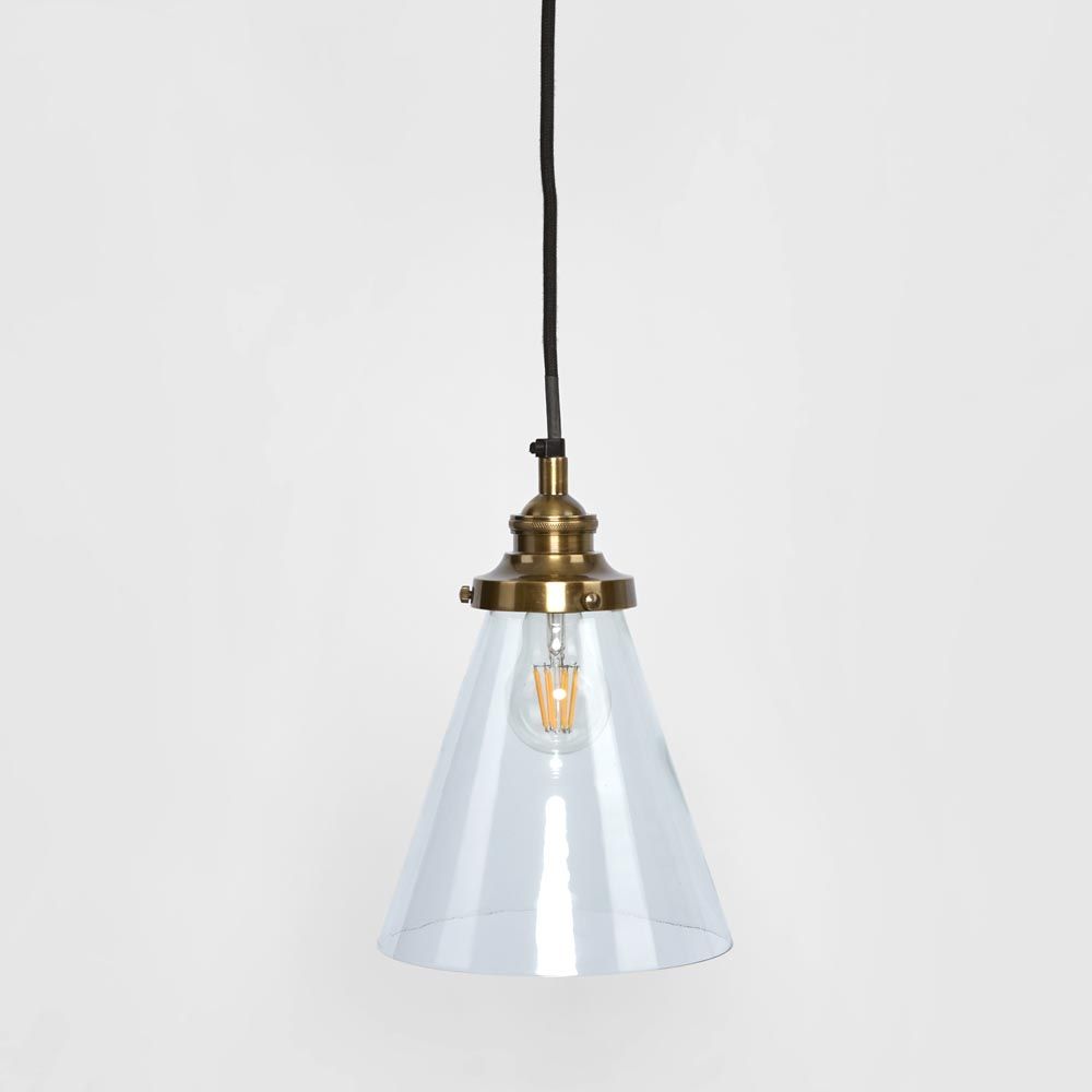 Gadsden Extra Small Pendant Light Antique Brass