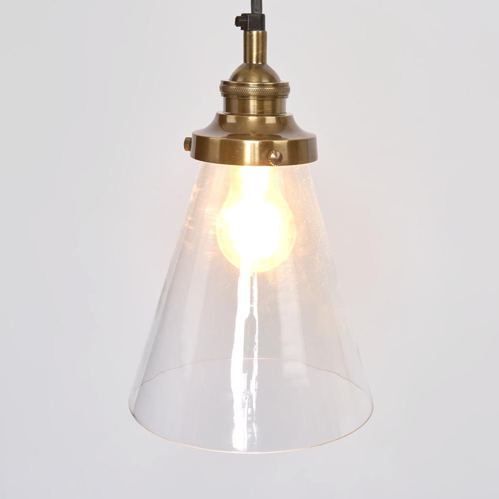 Gadsden Extra Small Pendant Light Antique Brass