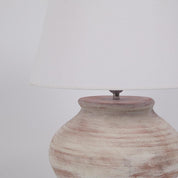 Toulon Table Lamp with Shade White