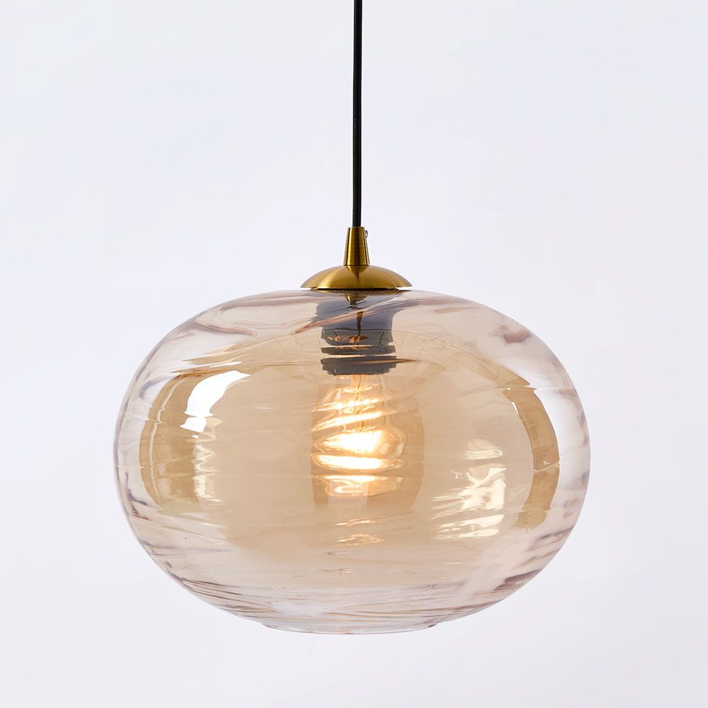 Hinza Pendant Light Amber