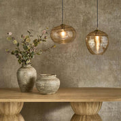 Serenity Pendant Light Amber