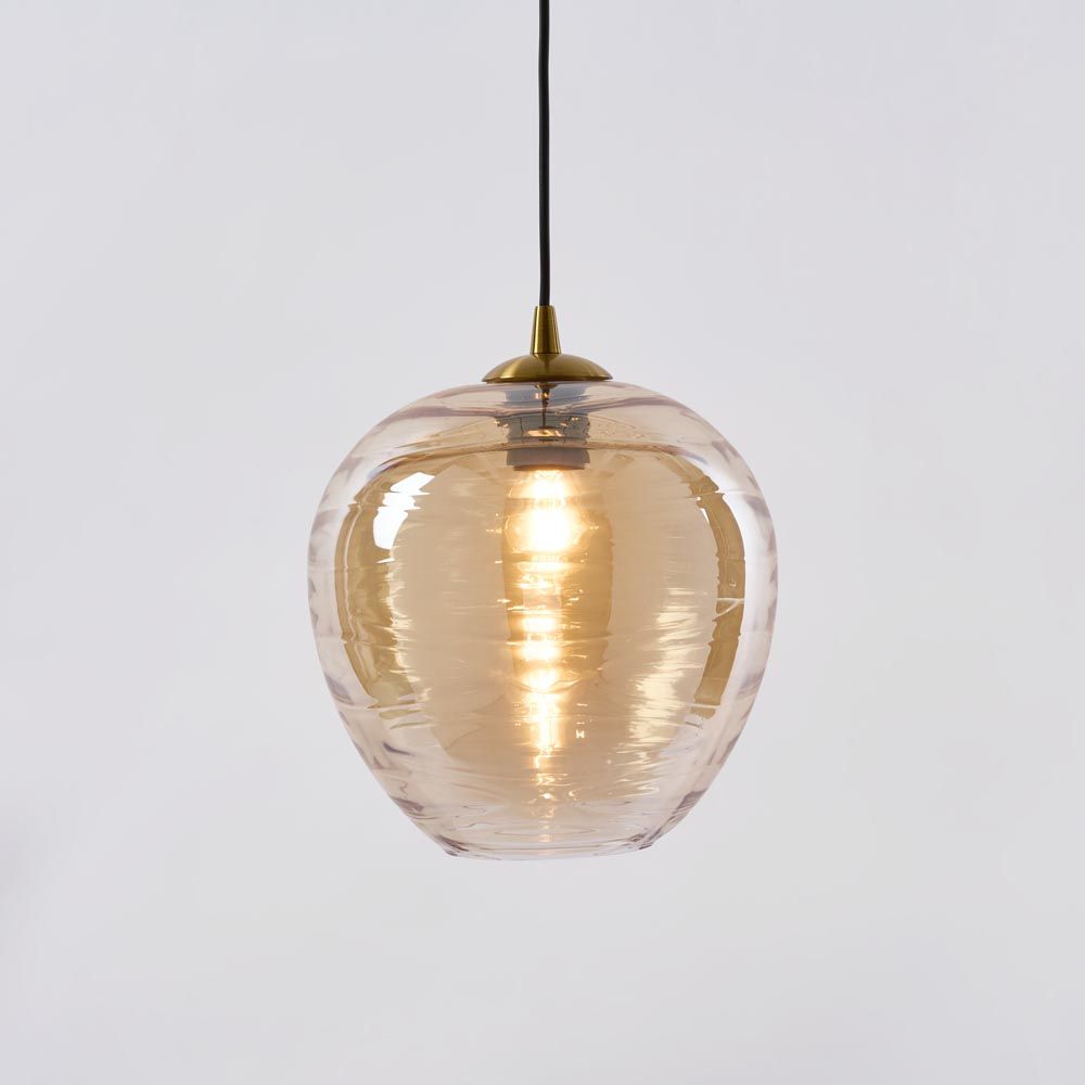 Serenity Pendant Light Amber
